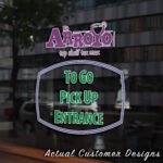 Order Custom Open Hour Decals from StickerTitans.com